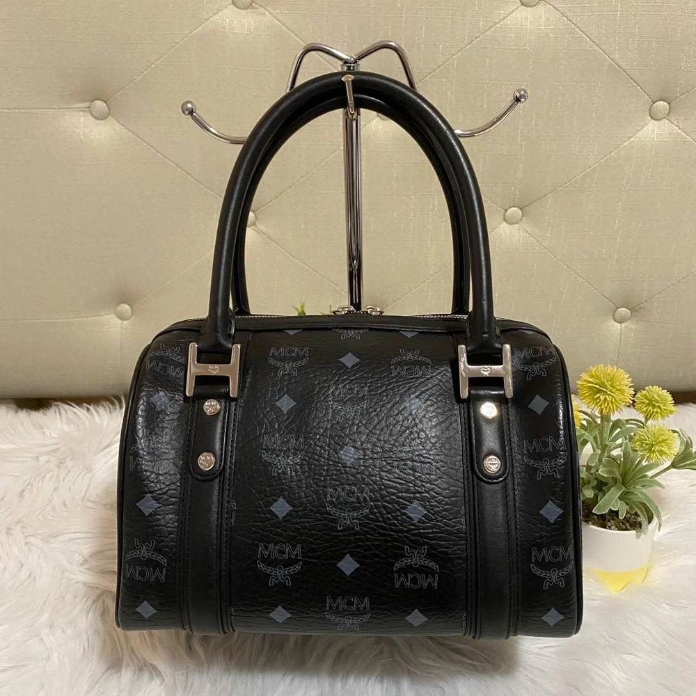 MCM Visetos Boston Bag - Picture 2 of 15